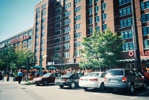 The parking lot of the SSC