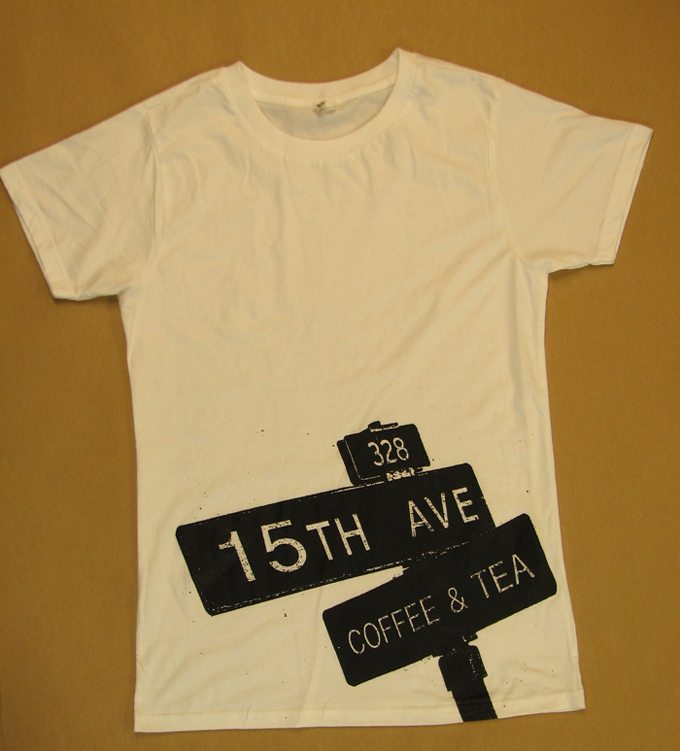 15th Avenue Coffee and Tea t-shirt