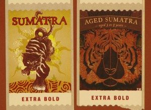 Starbucks Sumatra and Aged Sumatra Coffee postage Stamps