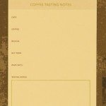 Coffee Tasting Note Card