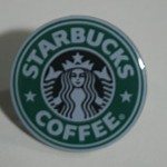 Starbucks logo pin
