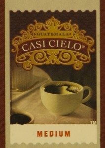 Casi Cielo coffee stamp