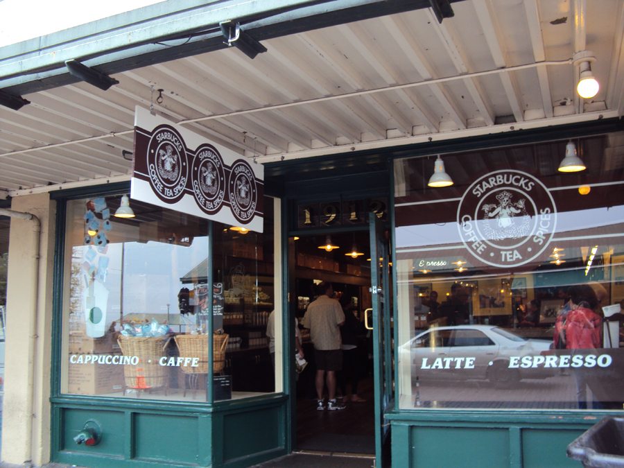 The Original Starbucks Seattle Pike Place Starbucks Photo Print