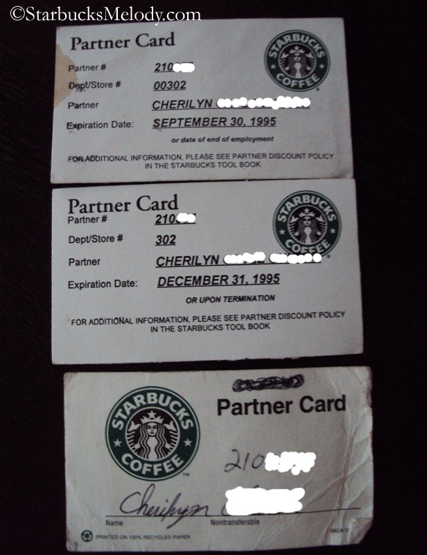 The oldest Starbucks partner card I've ever seen (Open Thread) 