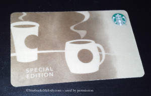 Birch Wood Starbucks card available March 5 2013 - collectible