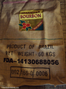 BurlapCoffeeBagStarbucks Brazil Ipanema Bourbon 2009 copy