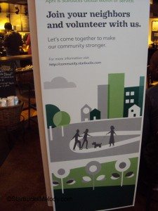 DSC06806 Community Service sign at Starbucks 01 April 2013