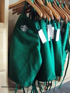 DSC07036 Children sized aprons at Starbucks Coffee Gear store