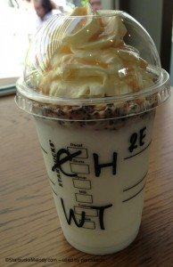 Hazelnut White Mocha Tiramasu Frappuccino 22 May 2013 @Brucery