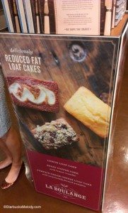 IMAG5080 Reduced Fat Loaf Cake signage SODO 8 Starbucks 10 May 2013