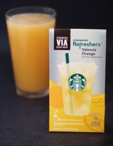 Starbucks Valencia Orange Refreshers - Via Ready Brew