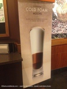 photo 3-1 Cold Foam Mocha Test in Nashville Starbucks