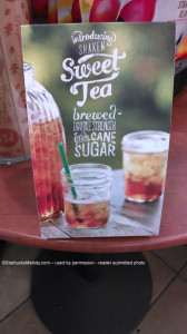 Cane Sugar Sweet Tea - North Carolina - 14 Sept 2013