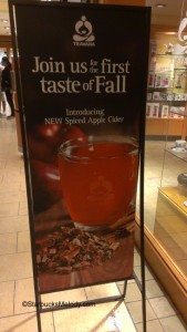 IMAG7236 Spiced Apple Cider Sign - Pacific Place Teavana