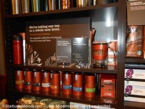 Retail Teavana inside Starbucks test - began 4 Sep 2013 - Atlanta