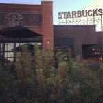 Exterior of Starbucks Olive Way 28 October 2013