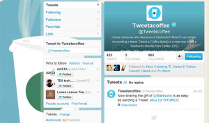 Untitled-1 Tweet a coffee Twitter profile