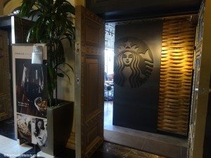 DSC00393 Hotel Lobby Entrance to 11th and Alder Evenings Starbucks in Portland 20 Jan 2014