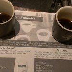 IMAG9293 Comparing Sumatra with Tribute Blend - Starbucks East Olive Way