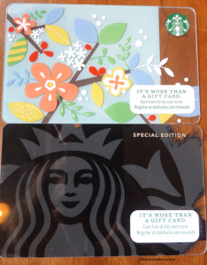 DSC00632 Spring Starbucks Cards