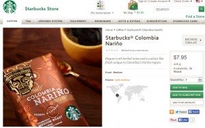 colombia on StarbucksStore