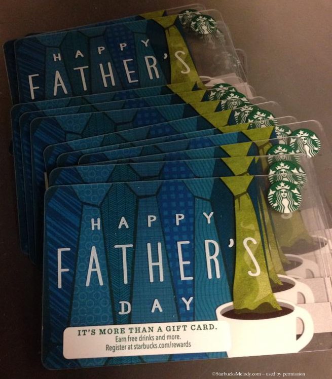 starbucks father's day gift card