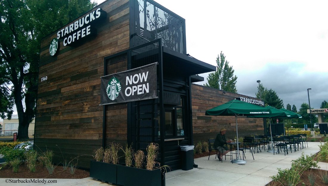 The new Woodburn, Oregon drive thru Starbucks: One of just 19 special stores.