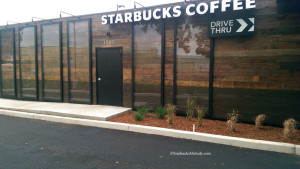 IMAG1109 Starbucks Woodburn OR 20 July 14 Drive thru side with reflective panels
