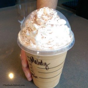 25 August 2014 - Pumpkin Spice Frappuccino