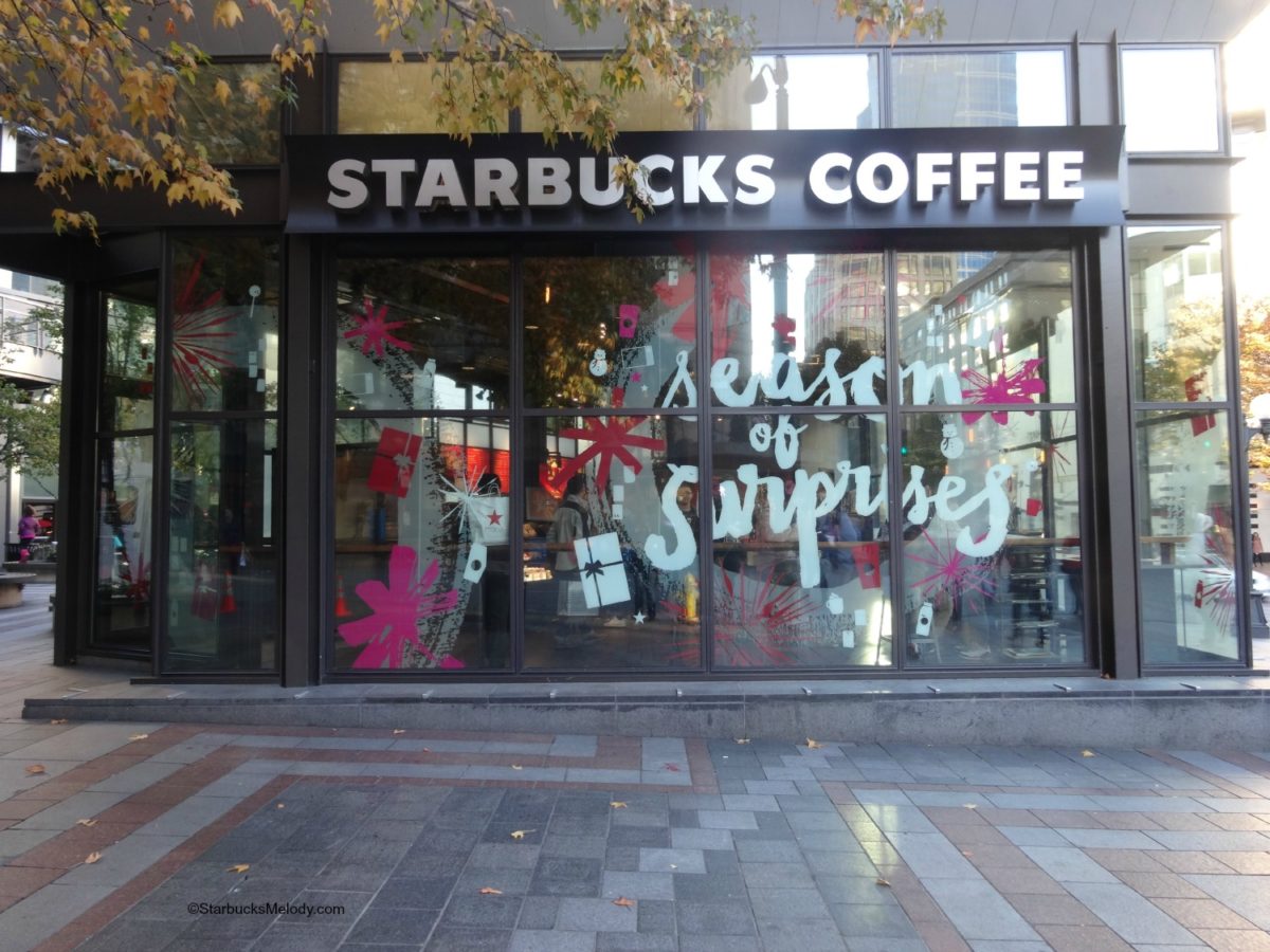 Westlake Starbucks – Holiday 2014 windows!