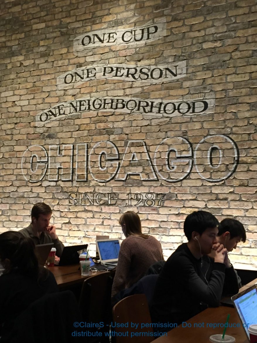 The Beautiful Oak and Rush Starbucks in Chicago