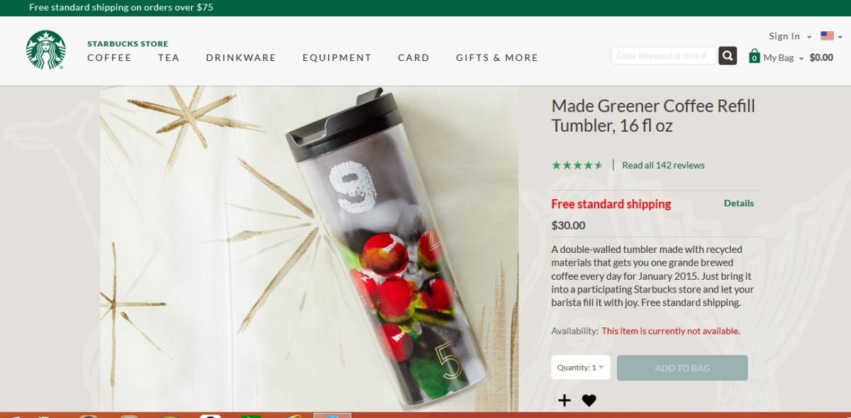 Starbucks Tumbler Gift Set - Currently Unavailable