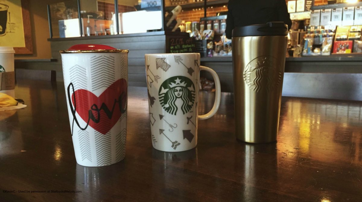 Be on the look out for super cute Starbucks Valentine's Day cups! 