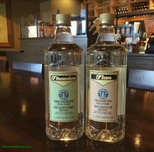 2 - 1 - IMG_1606 Tiramisu and Flan syrup bottles