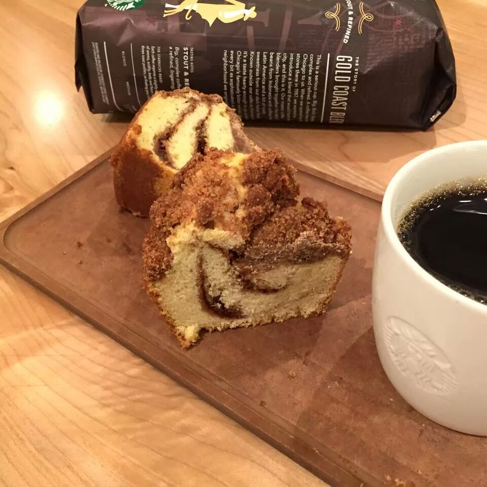 Welcome Back, Starbucks Reduced Fat Cinnamon Swirl Coffee Cake.