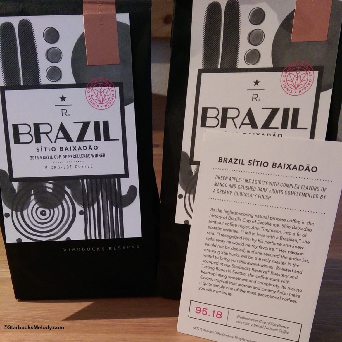 Starbucks offers its first Cup of Excellence winning coffee: Brazil Sitio Baixadao