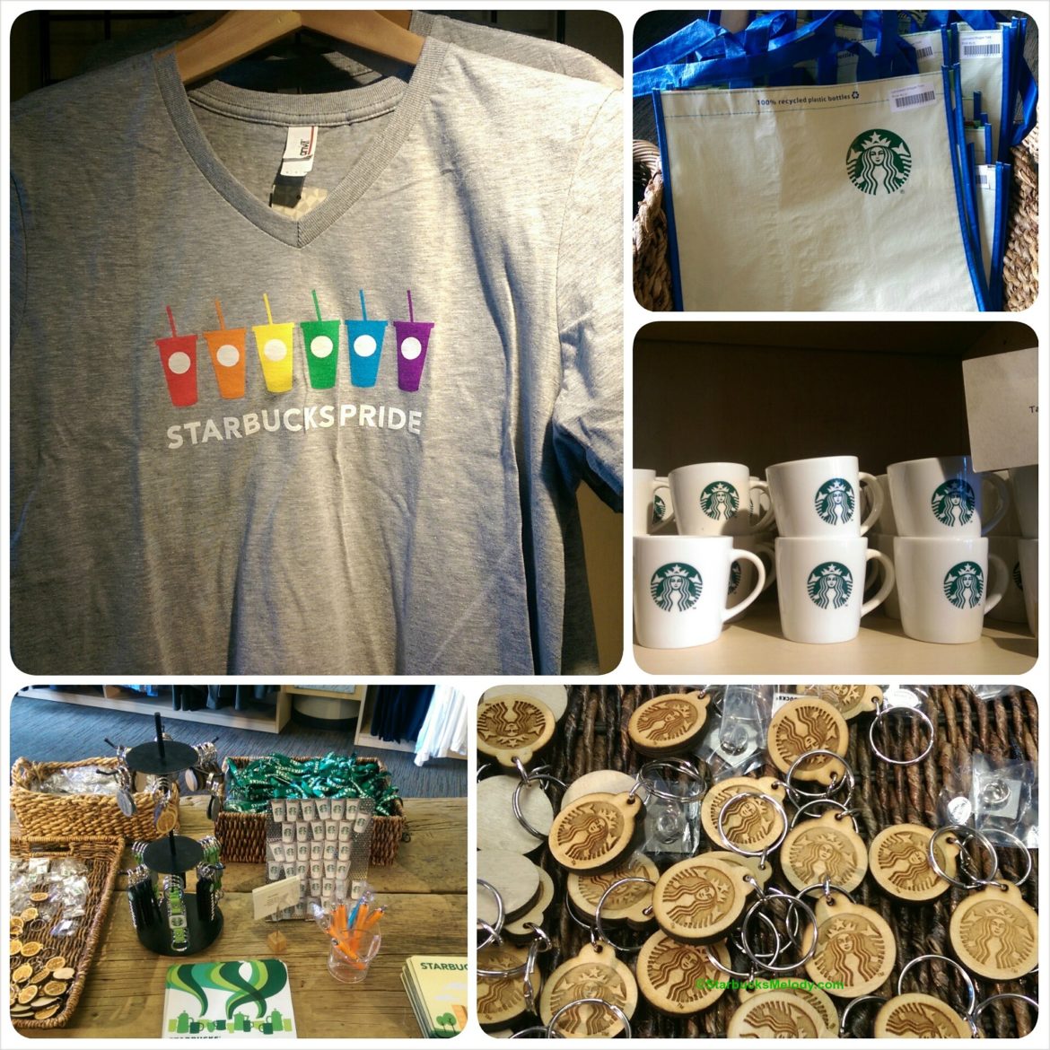 Starbucks Coffee Gear Store: New Starbucks #Pride Shirts & More Fun Stuff