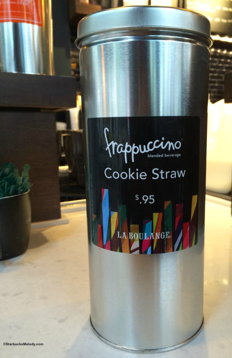 Now you can eat the straw on your Frappuccino! The Cookie Straw at Starbucks is here!