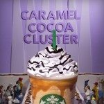 Caramel Cluster frappuccino from Starbucks