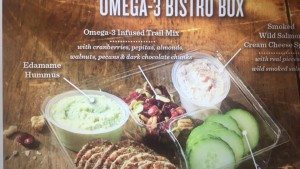 Omega 3 bistro box at Starbucks beginning 7-7-15