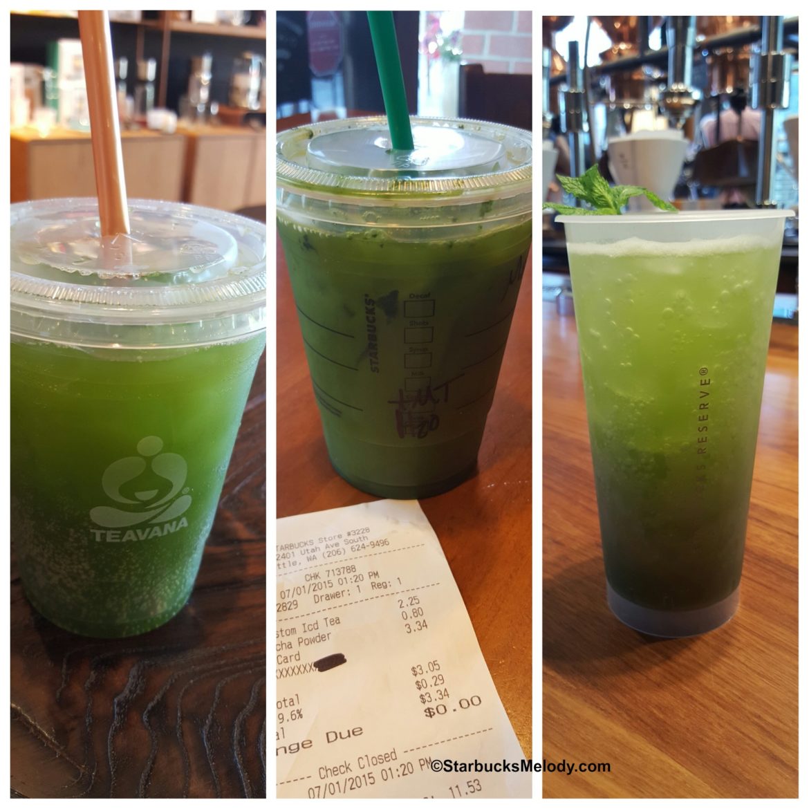 STARBUCKS DRINK ORDER: Healthy Iced Matcha Green Tea Latte