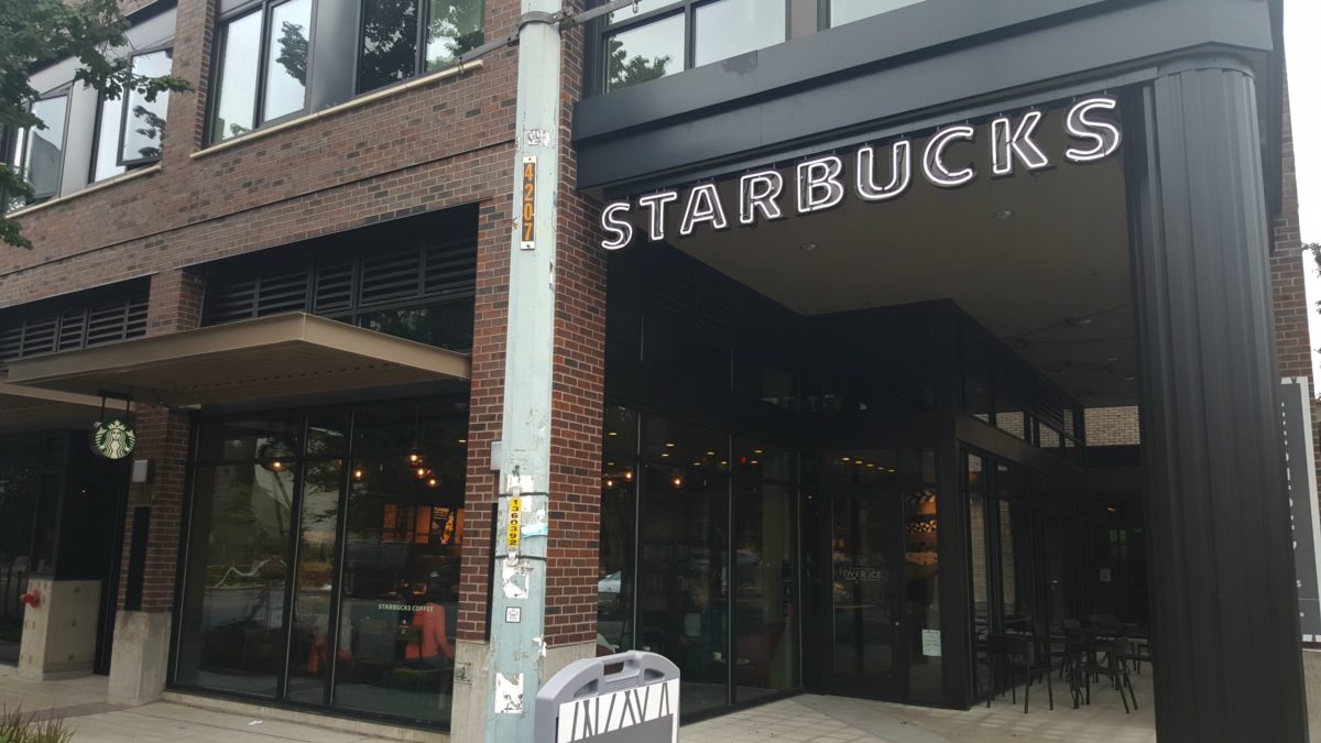 West Seattle Junction Starbucks: New, open, beautiful Reserve Starbucks!