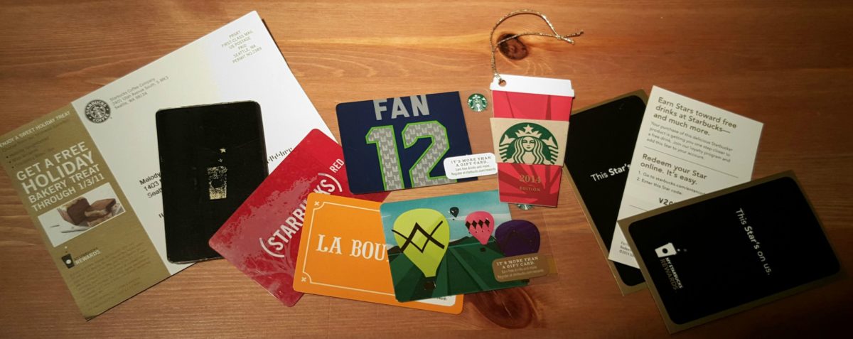 24 Stars for a Reward? Ever-changing Starbucks Rewards program.