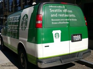 2 - 1 - 20150910_113315 rear of Starbucks delivery van