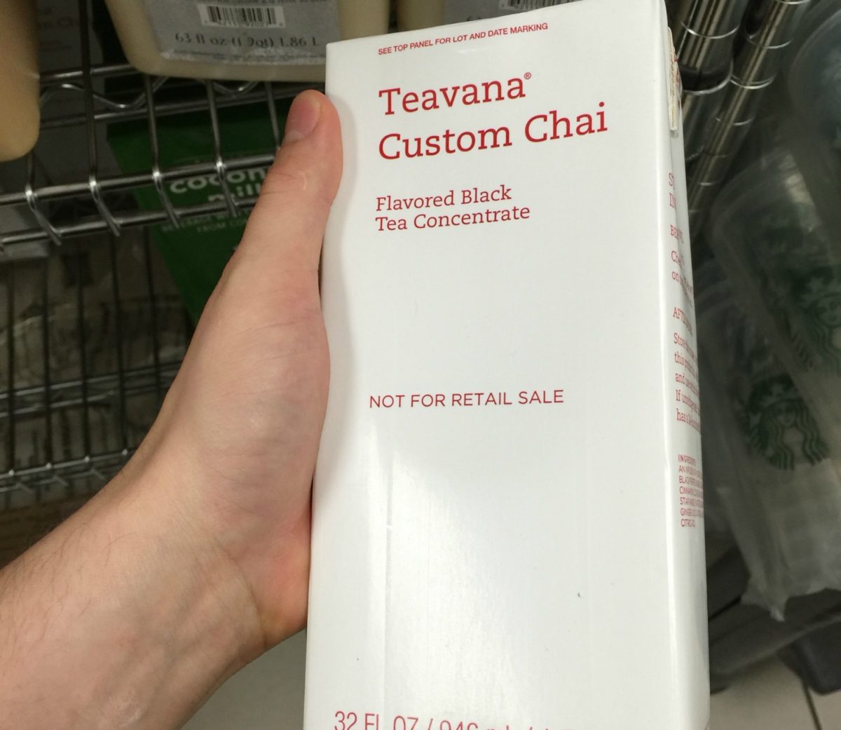 starbucks chai tea concentrate