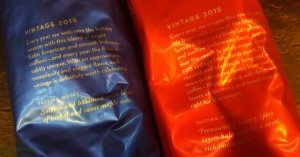 2 - 1 - 20151109_184927 side by side look at package descriptions holiday blend christmas blend