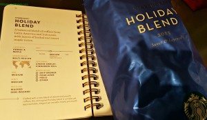 2 - 1 - 20151118_184651 Holiday Blend with page from coffee passport