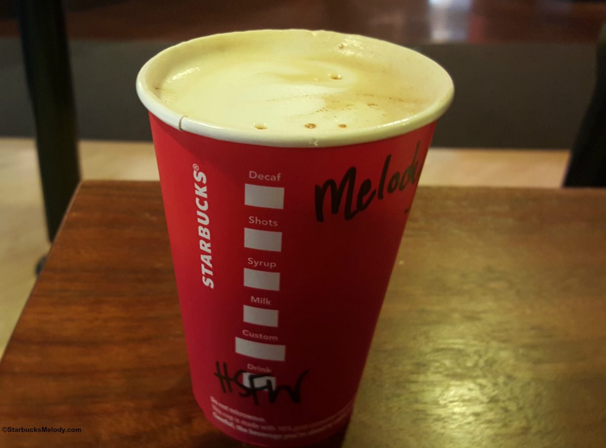 The Holiday Spice Flat White: All New Starbucks Drink beginning November 30th.