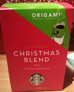 1 - 1 - 20151212_183232[1] box of origami coffee starbucks christmas blend