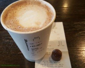 2 - 1 - 20160117_091912 milk chocoloate truffle mocha in Monroe WA starbucks